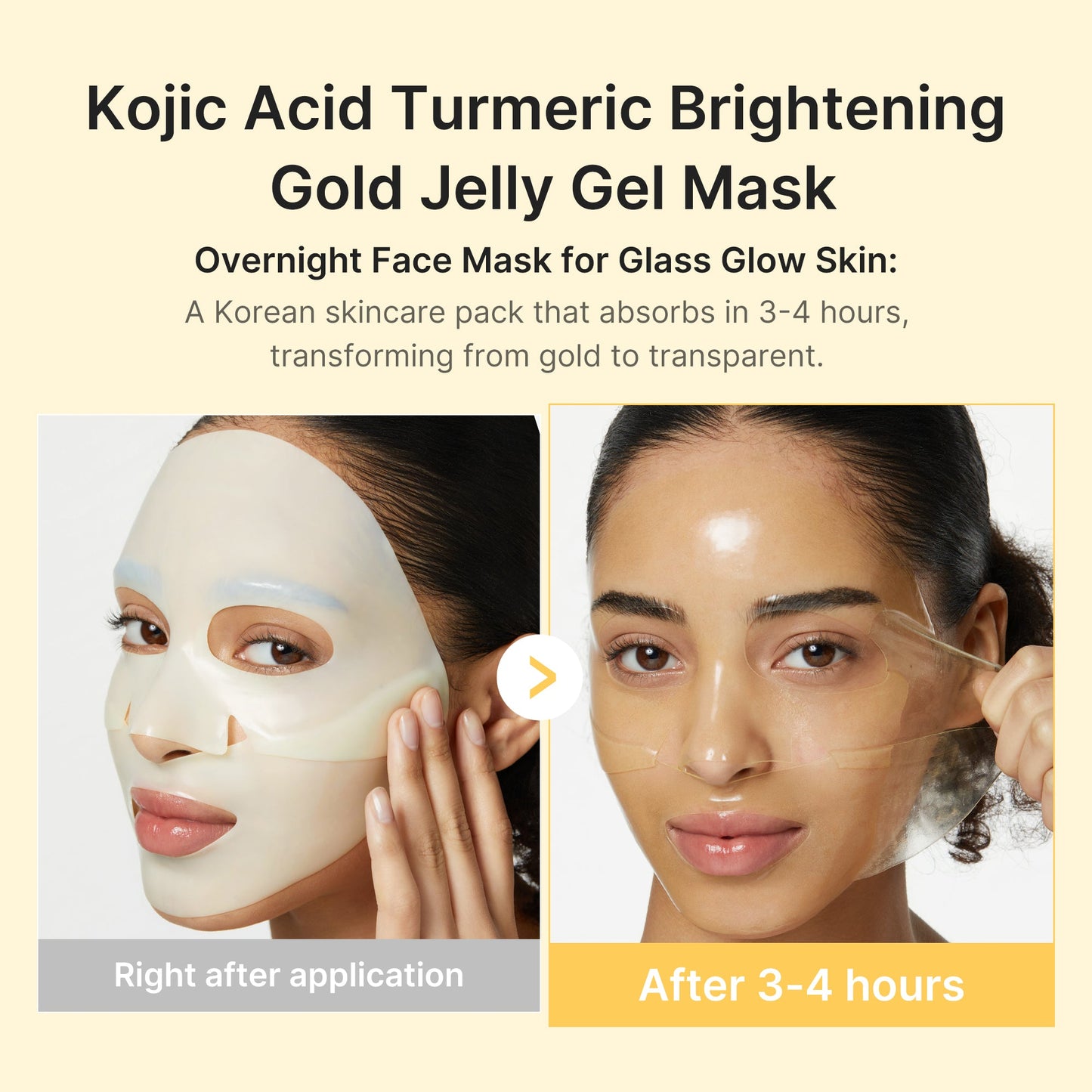 Kojic Acid Turmeric Gold Jelly Gel Mask