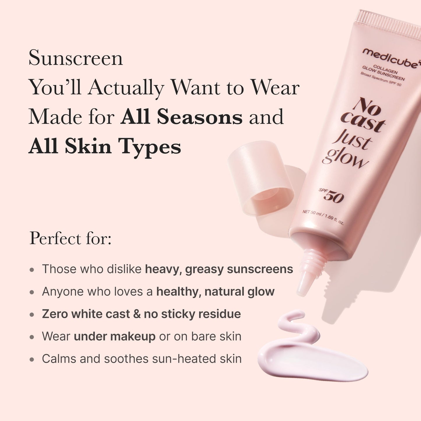 No Cast Just Glow Collagen Sunscreen