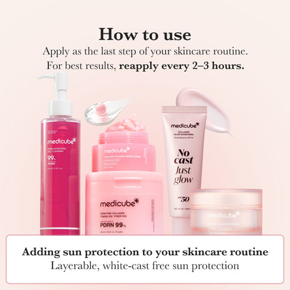 No Cast Just Glow Collagen Sunscreen