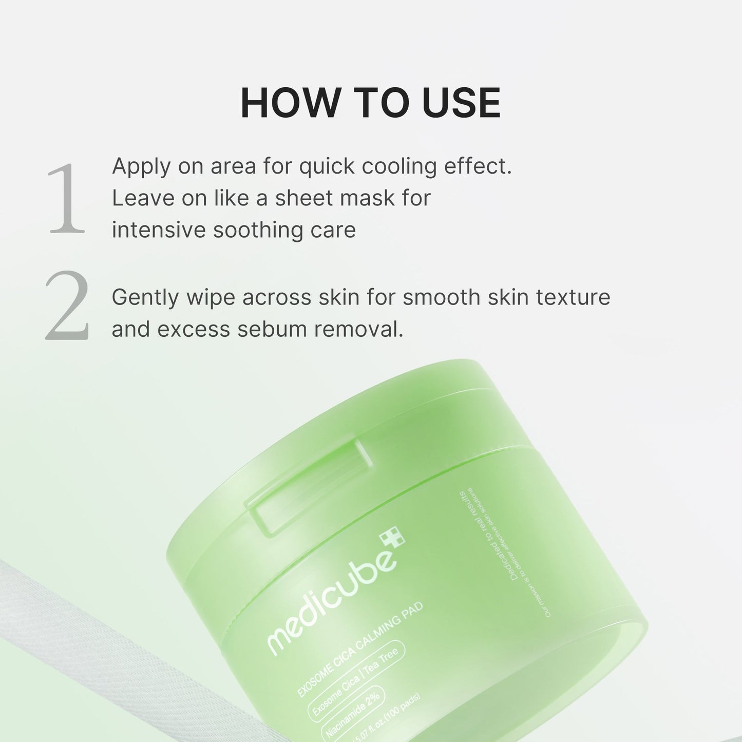 Exosome Cica Calming Toner Pads